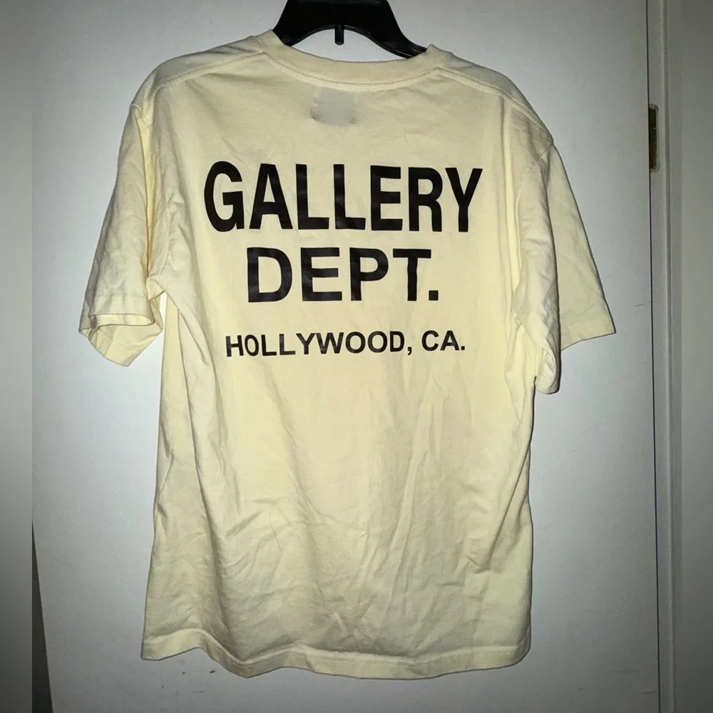 Gallery Dept Cream Short Sleeve Tee - Picture 2 of 3